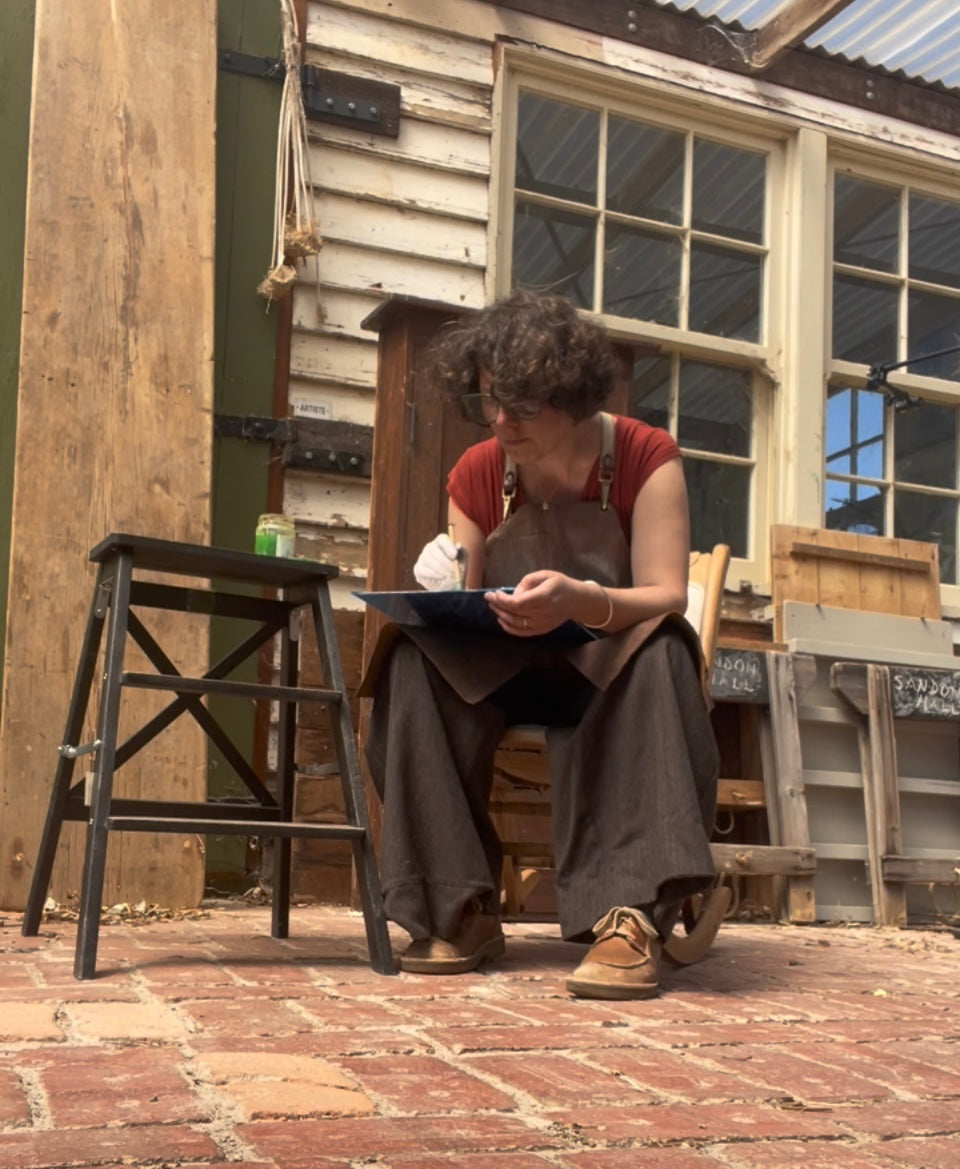 Creating the Red Wattlebird Etching - Part 2 - Making The Plate