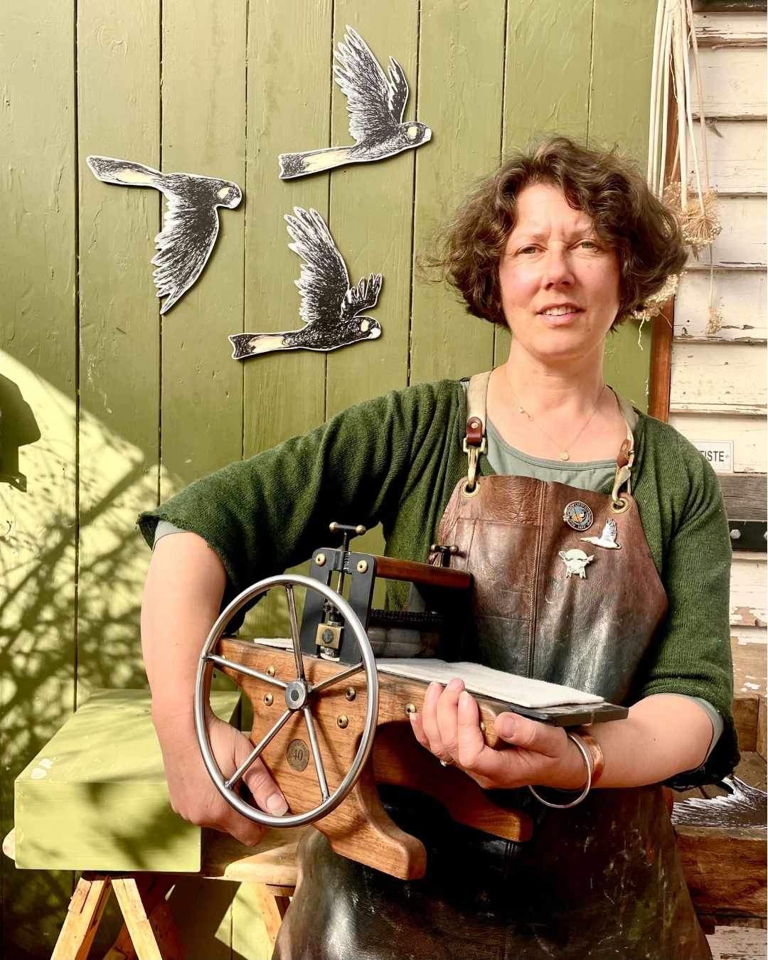 I never planned on becoming a printmaker.