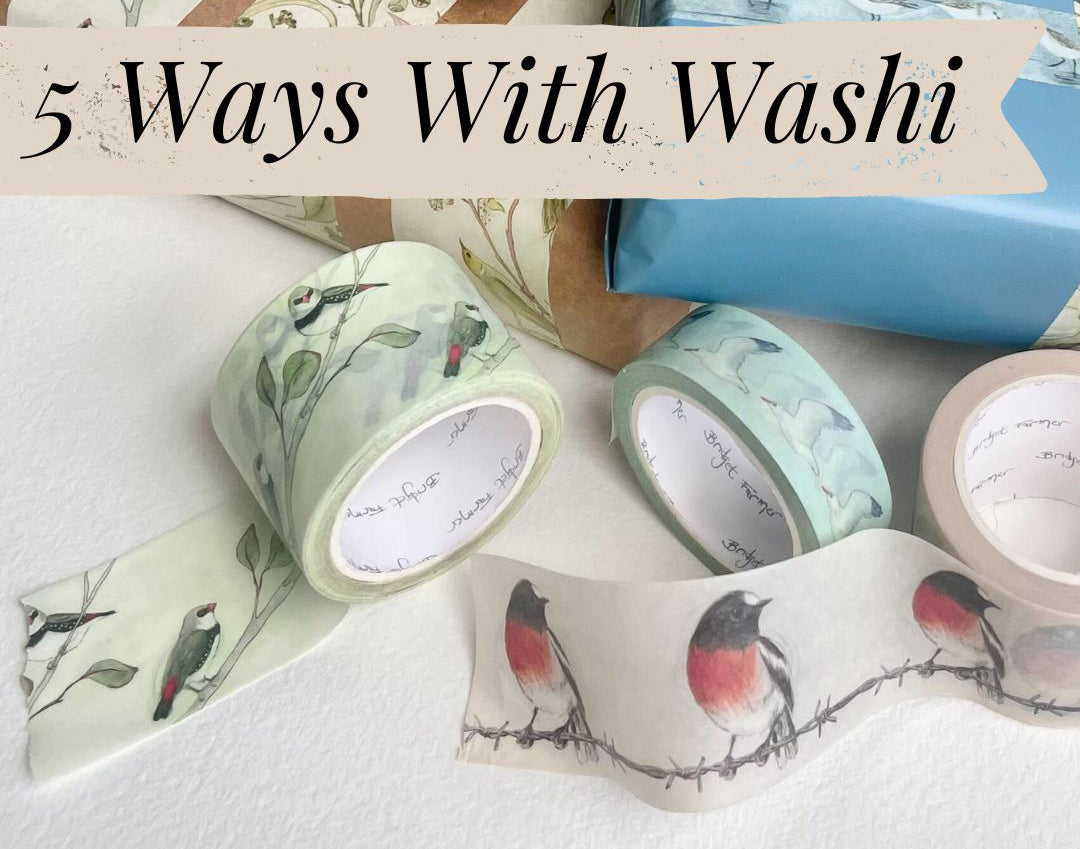 5 Ways With Washi: Sneak Peeks Of My New Washi Designs!