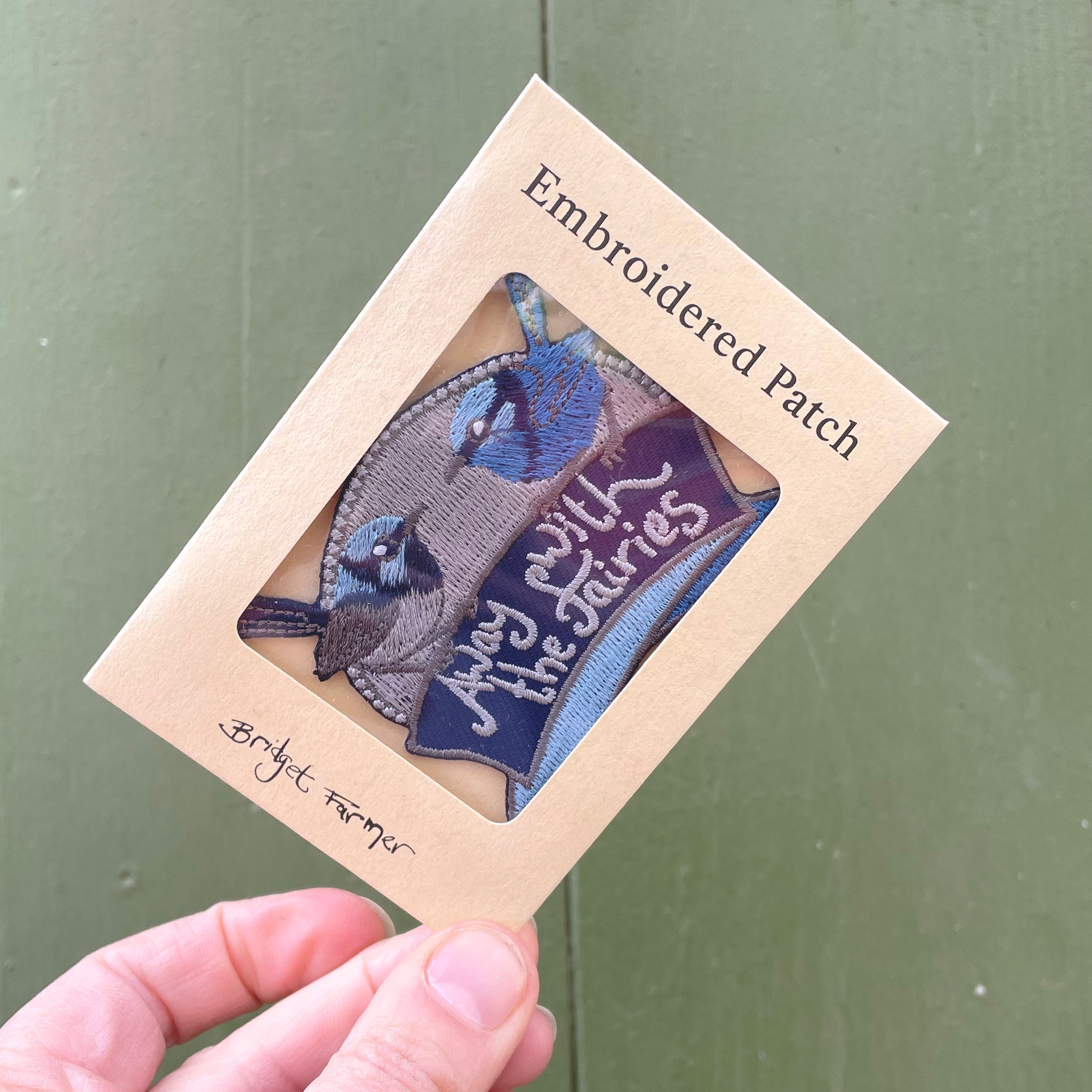 Away With The Fairies Embroidered Patch