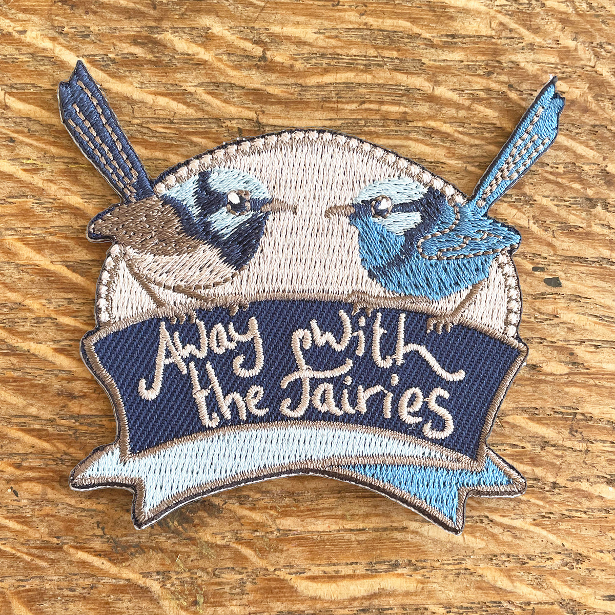 Away With The Fairies Embroidered Patch
