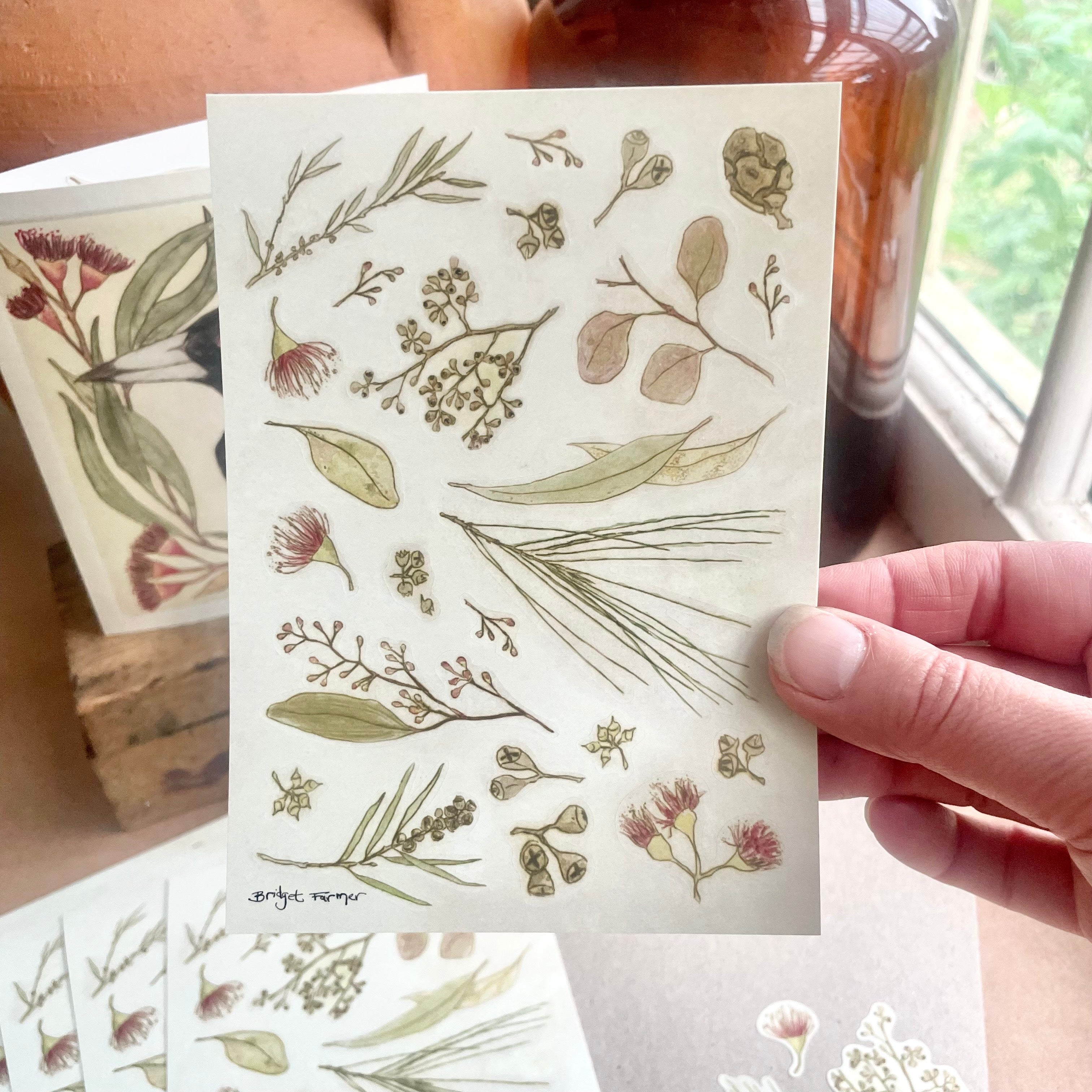 Australian Bush Sticker Sheet A6