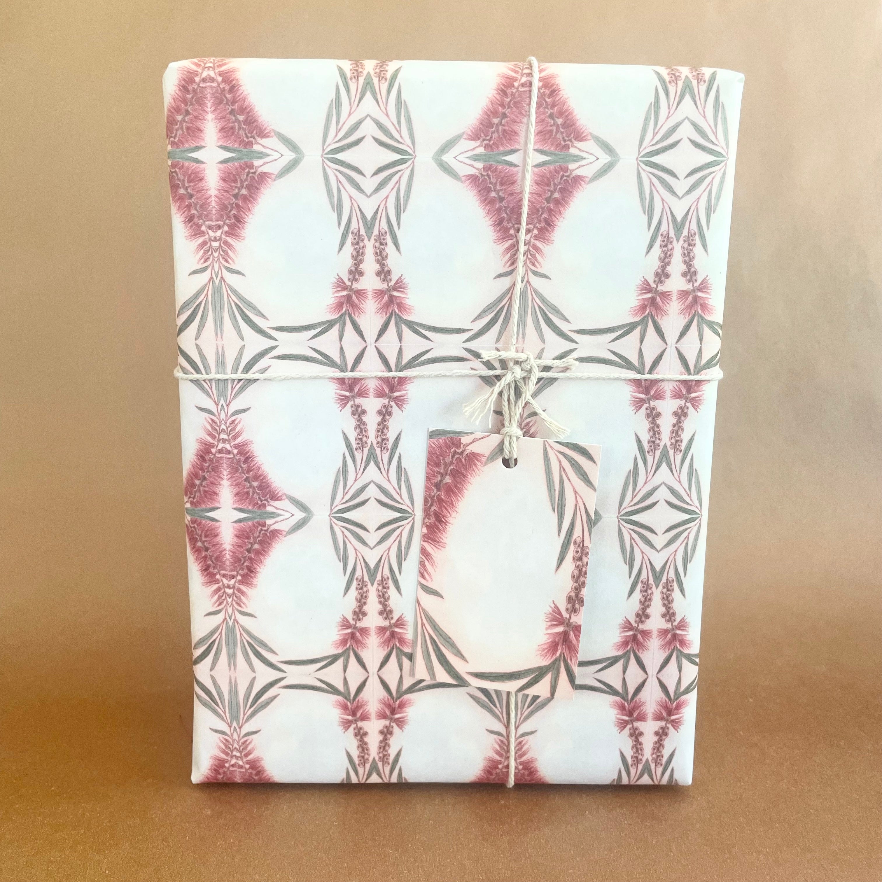 Bottlebrush Wrapping Paper