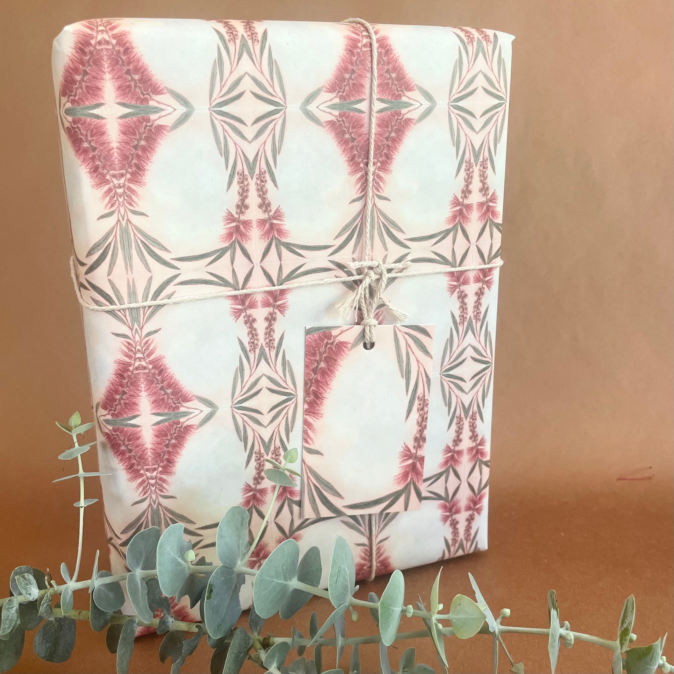 Bottlebrush Wrapping Paper