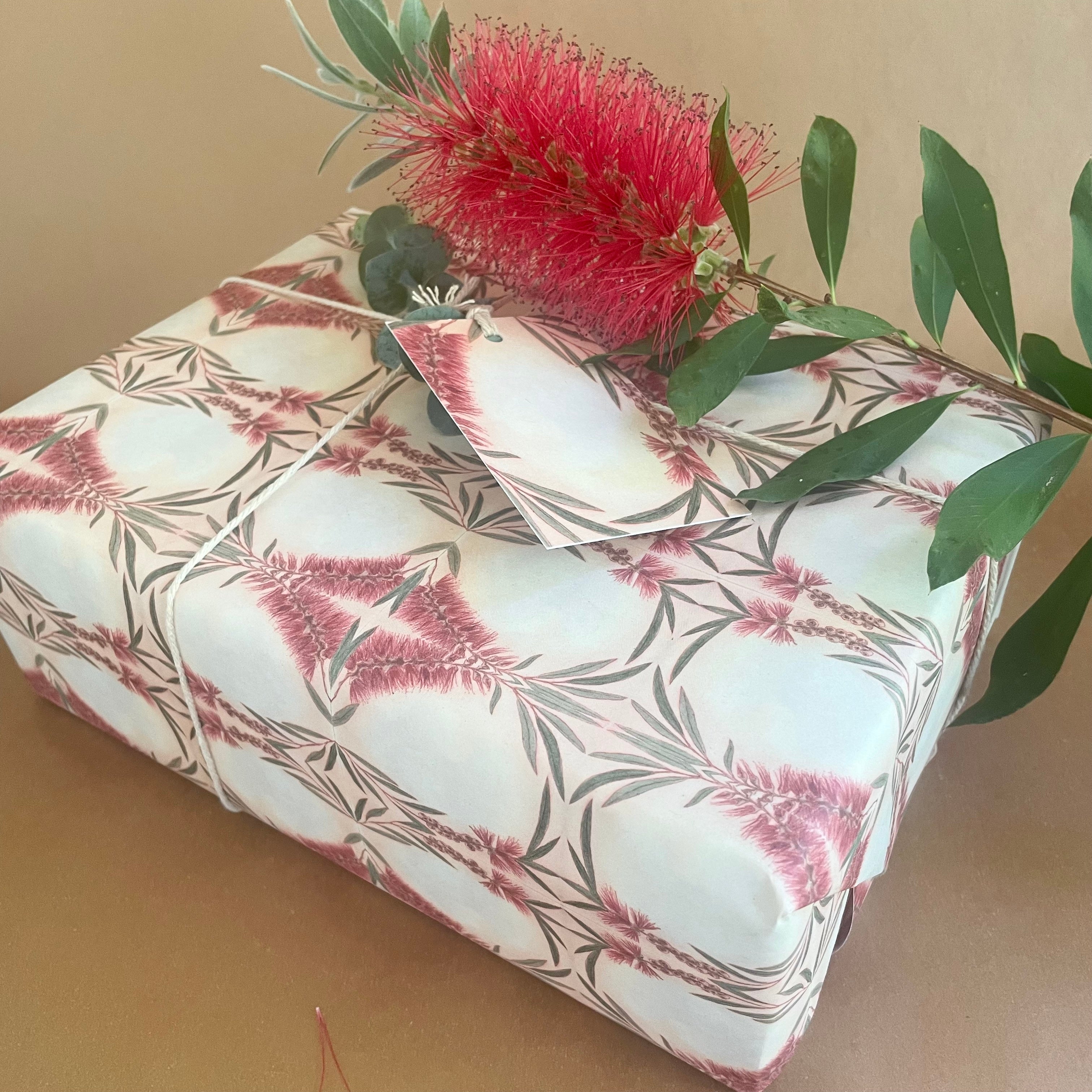 Bottlebrush Wrapping Paper