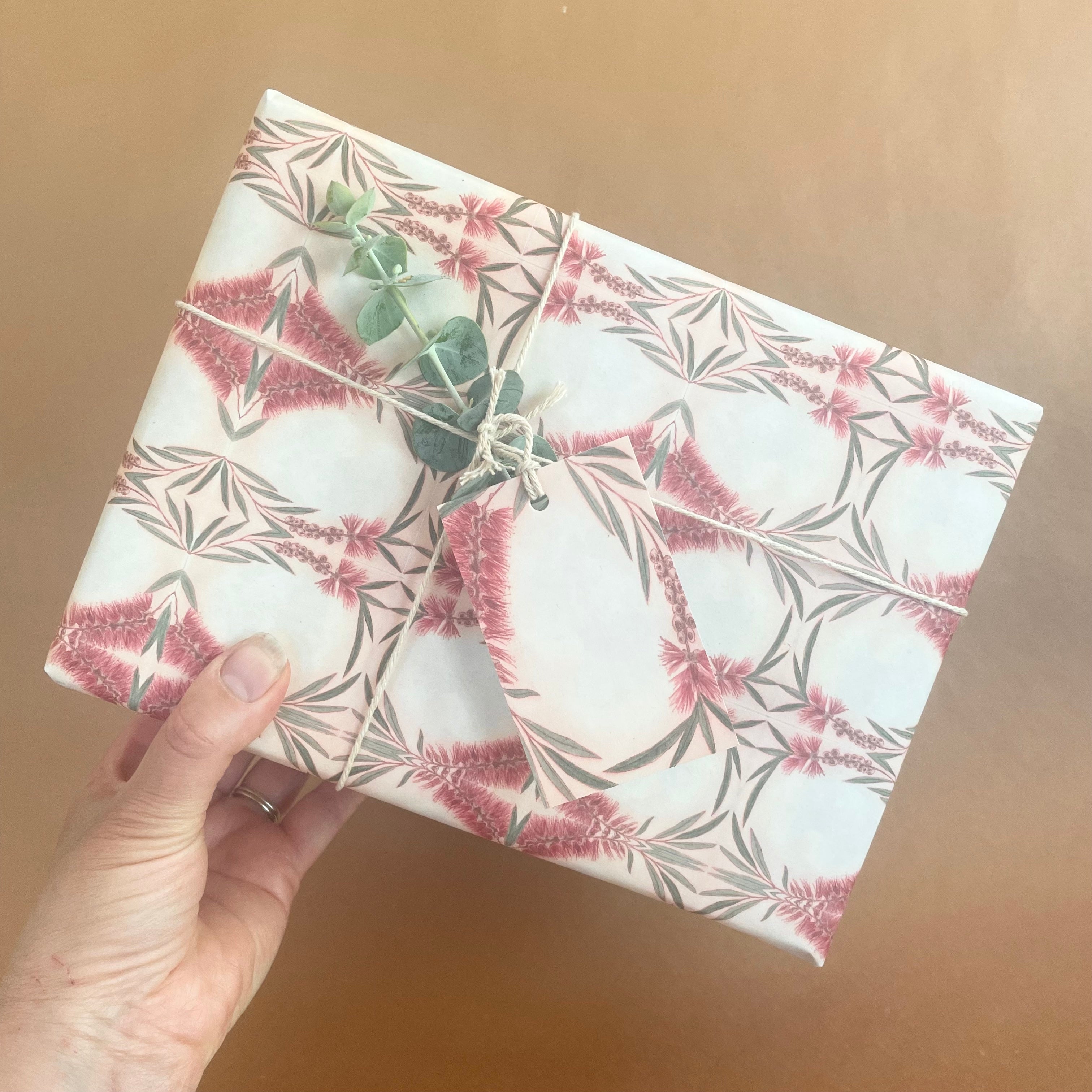 Bottlebrush Wrapping Paper
