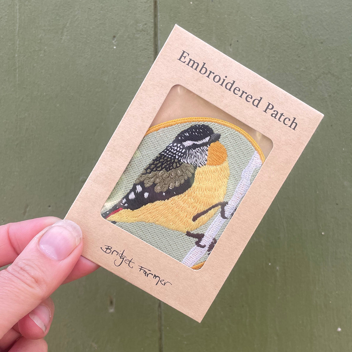 Spotted Pardalote Embroidered Patch