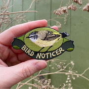 Bird Noticer Embroidered Patch