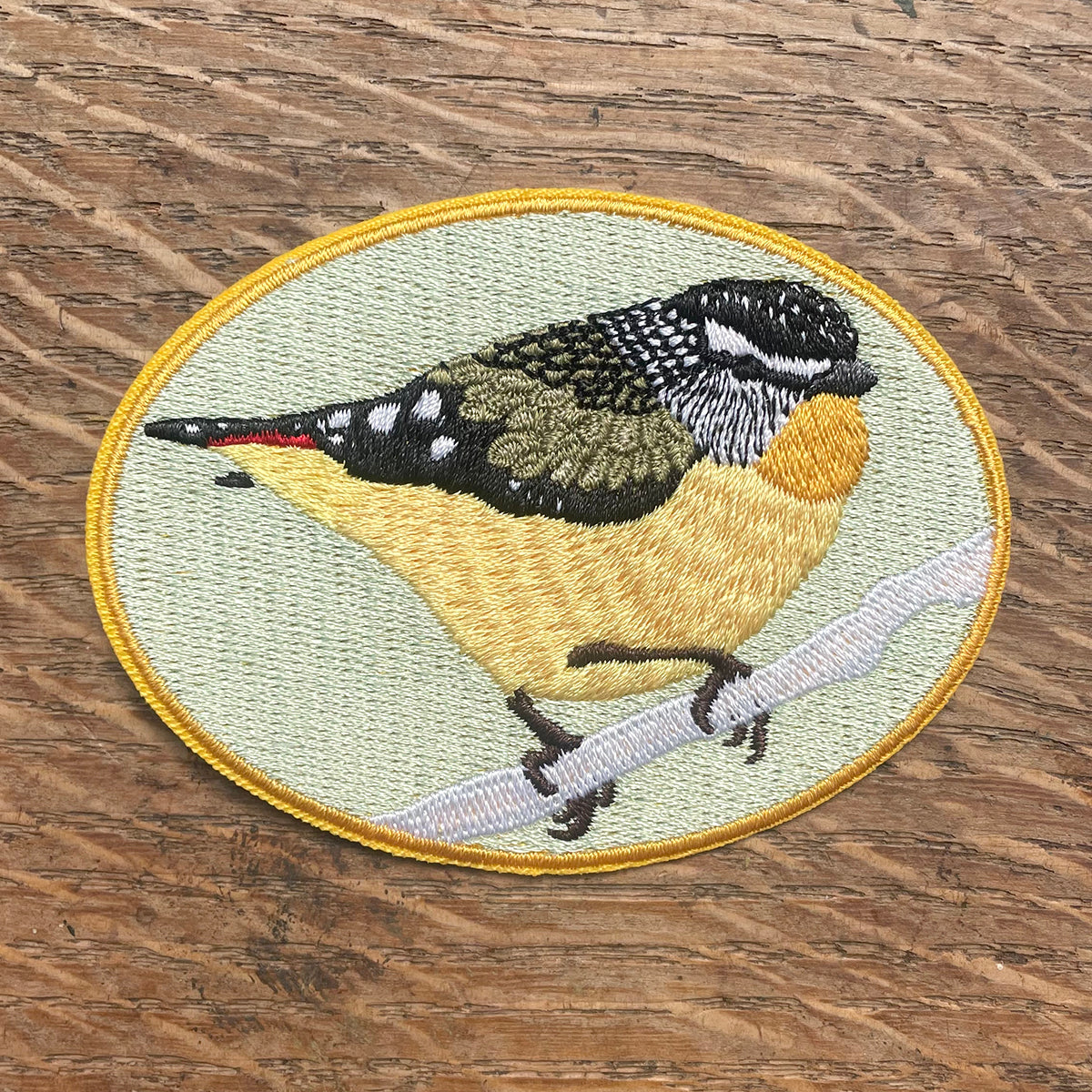 Spotted Pardalote Embroidered Patch