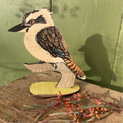 Laughing Kookaburra Standing Bird Ornament