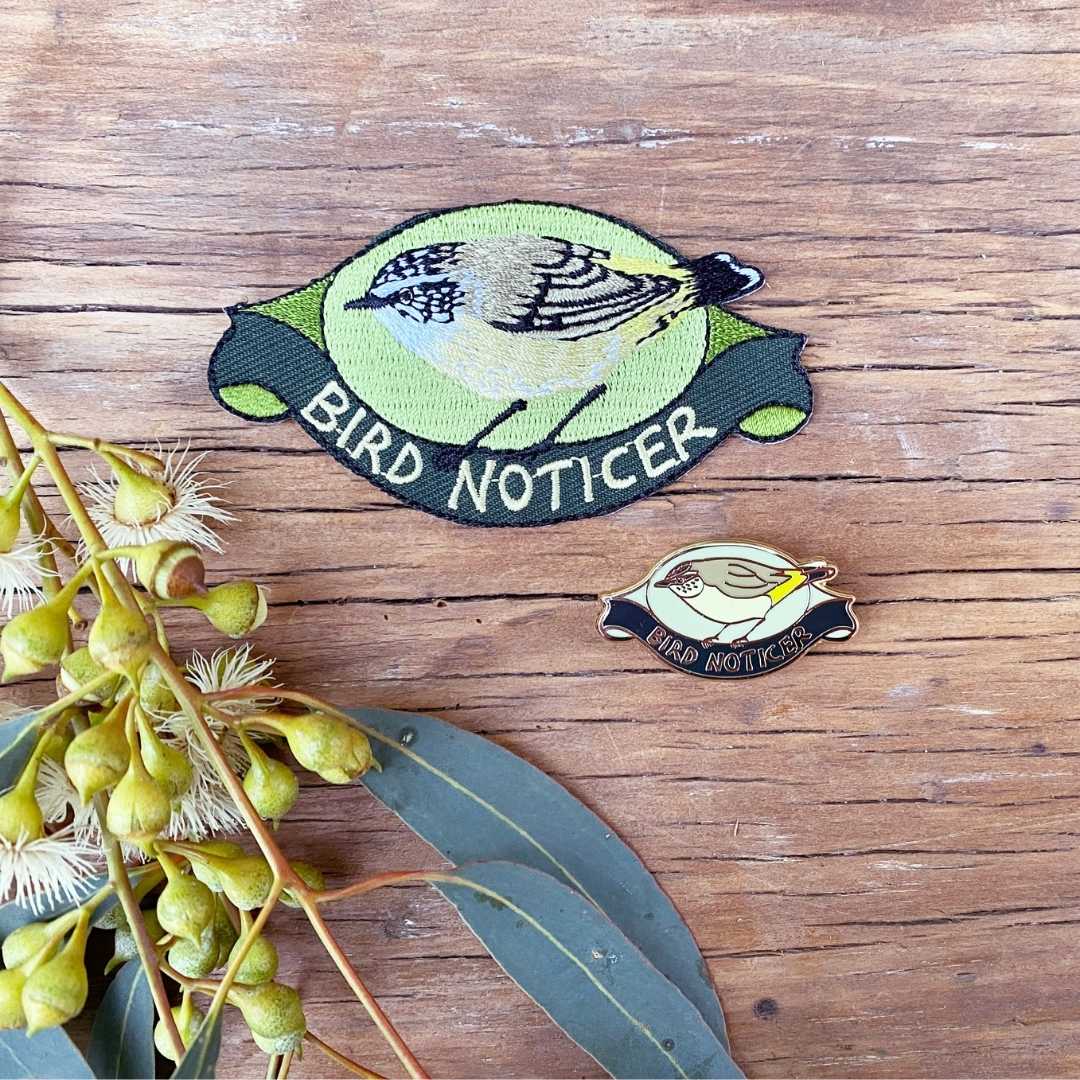 Bird Noticer Embroidered Patch