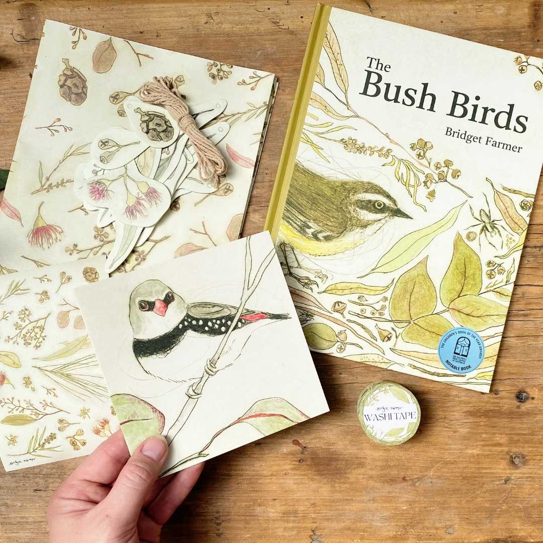 Diamond Firetail Greeting Card "The Bush Birds" Collection