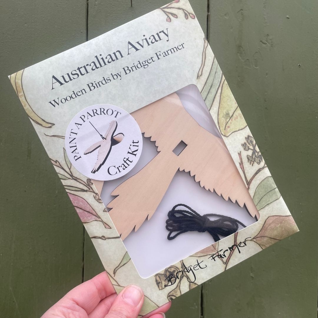 Paint-a-Parrot Craft Kit - Create Your Own Bird Mobile