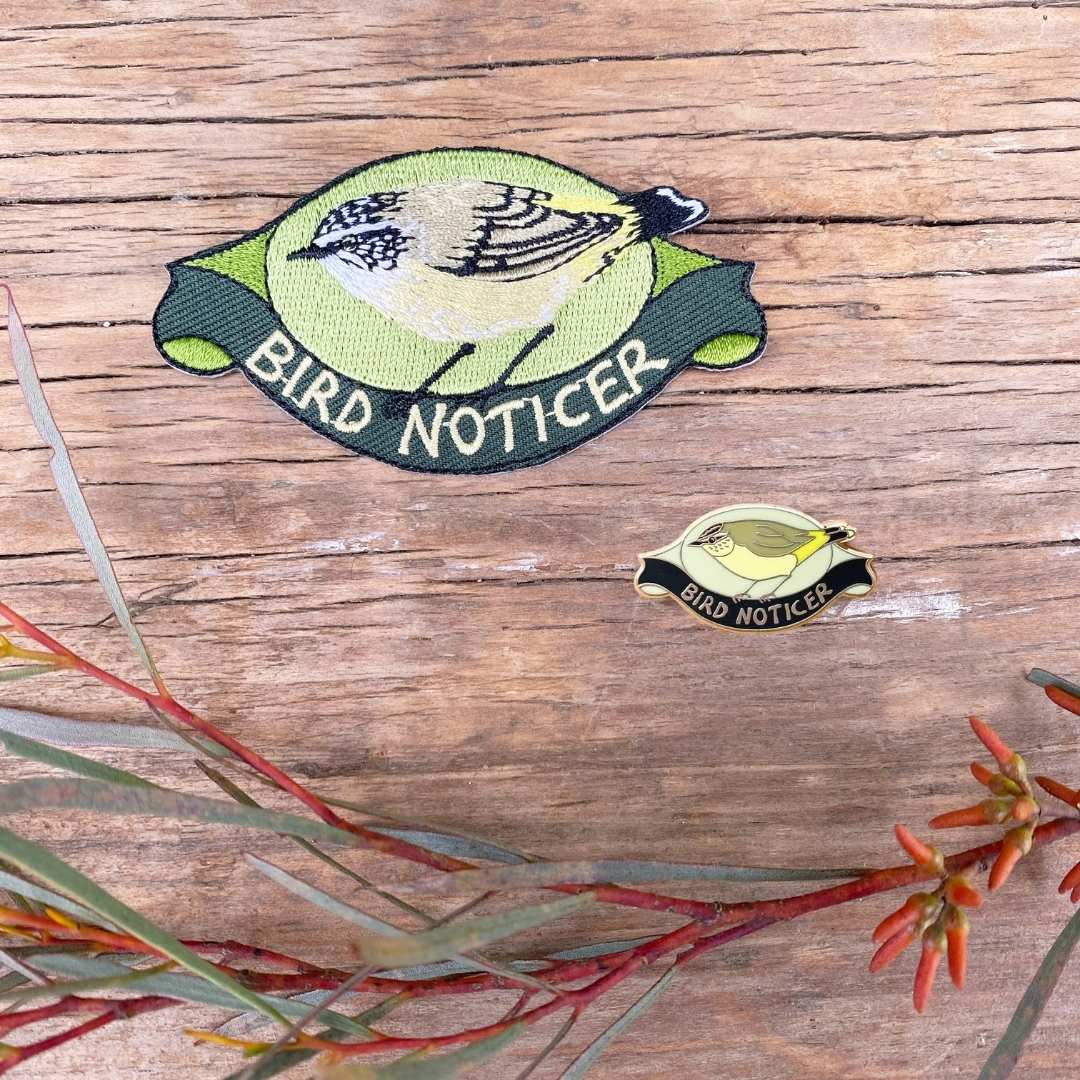 Bird Noticer Embroidered Patch