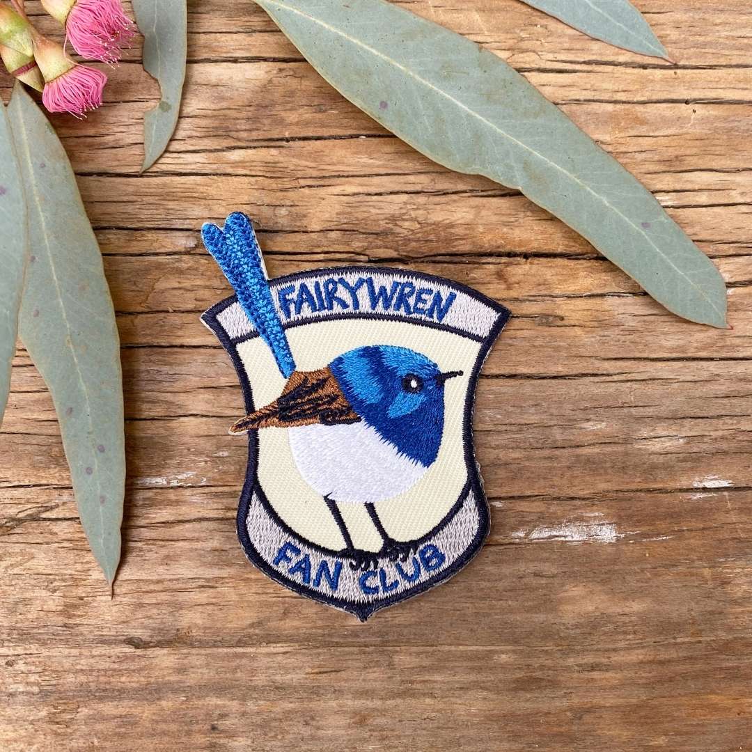 Fairywren Fan Club Embroidered Patch