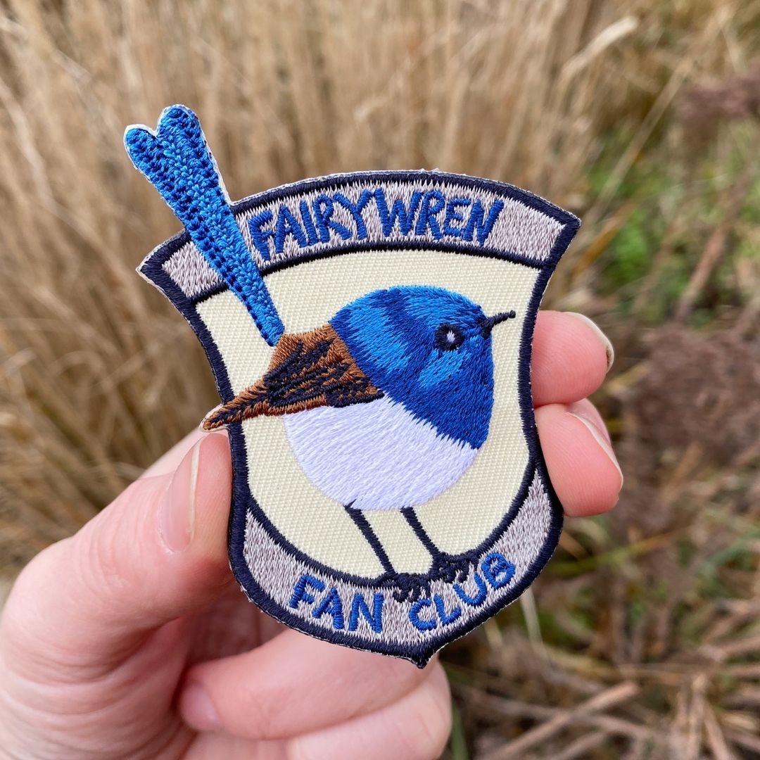 Fairywren Fan Club Embroidered Patch