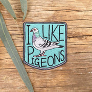 I Like Pigeons Embroidered Patch
