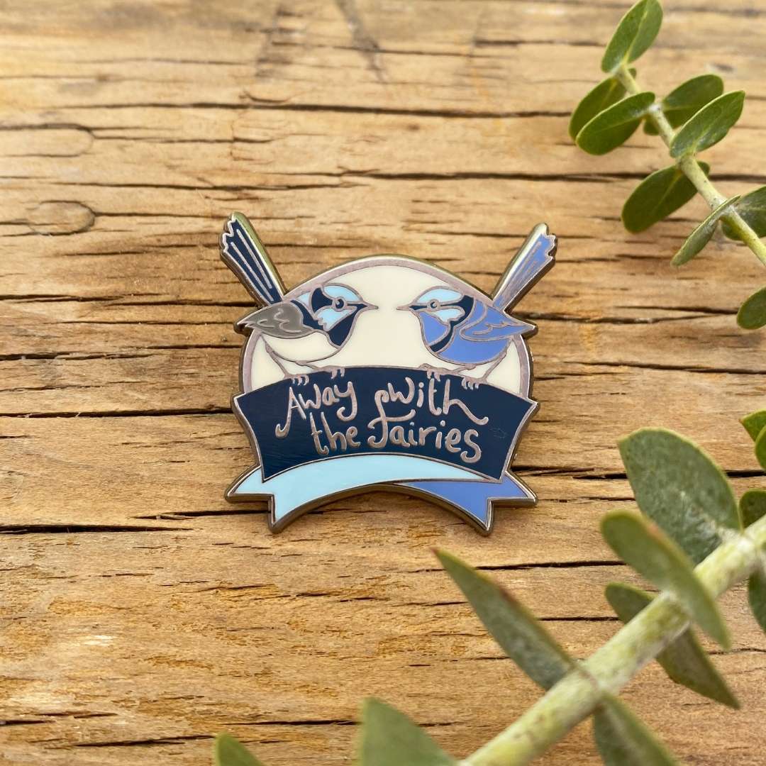 Away With The Fairies Enamel Pin