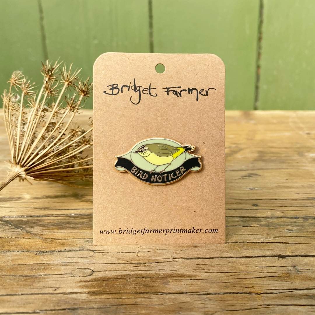 Bird Noticer Enamel Pin