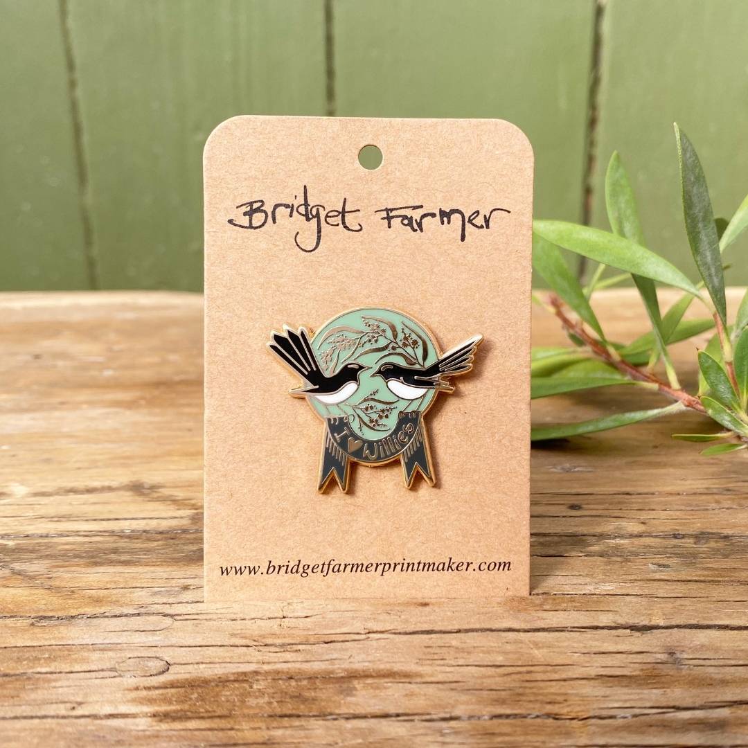 I Love Willies Enamel Pin