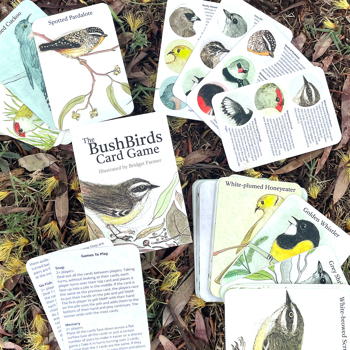 THE BUSH BIRDS Card Game