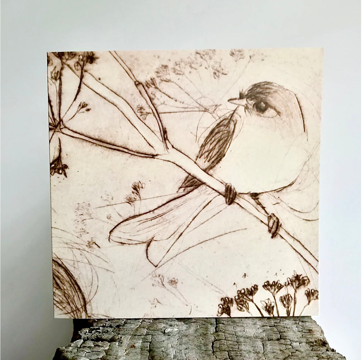 In Amongst The Seedheads Greeting Card