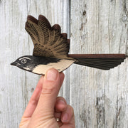Willie Wagtail Hanging Wooden Bird Mobile
