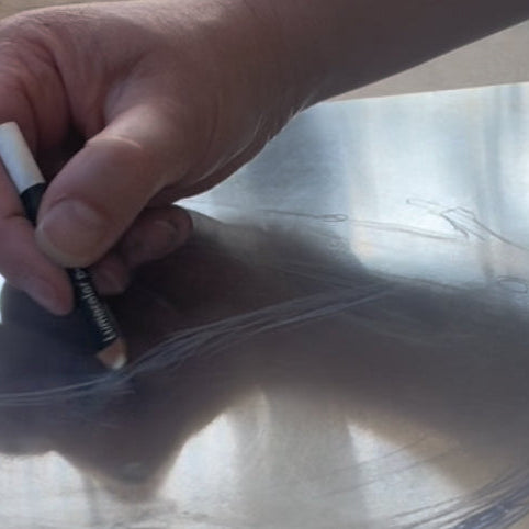 Creating the Red Wattlebird Drypoint Etching - Part 1 - Getting the Image Onto The Plate