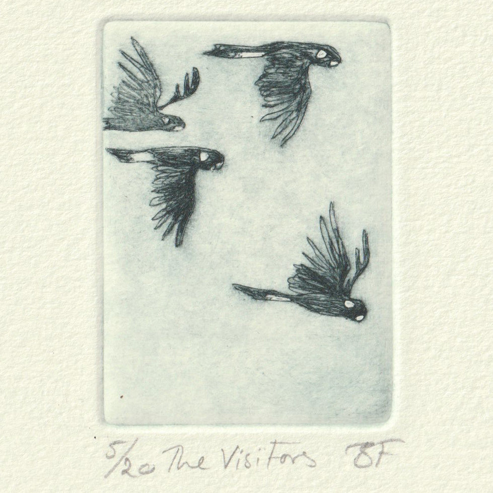 Original Etching - The Visitors