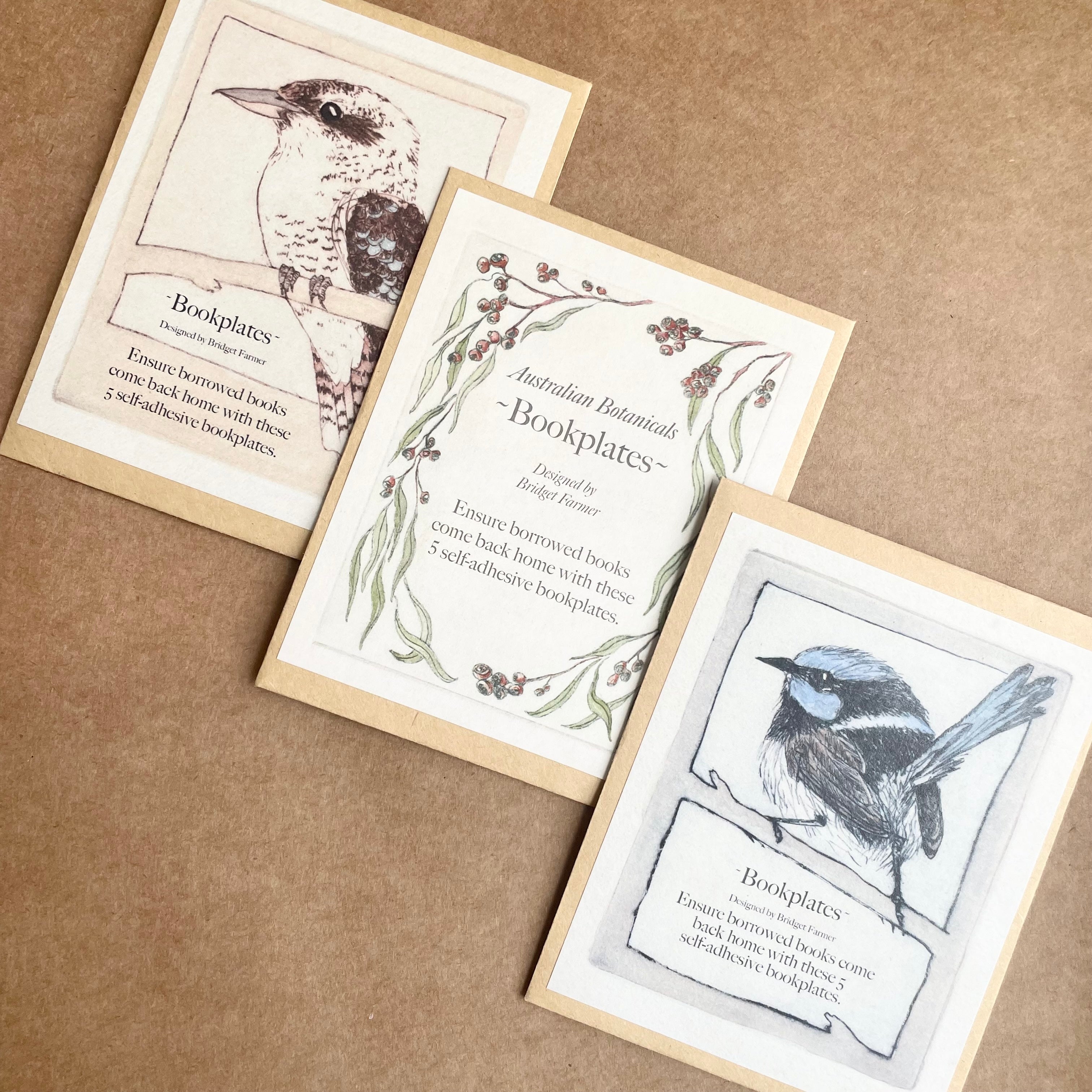 Bookplates Bundle - 15 Bookplates (3 sets of 5)