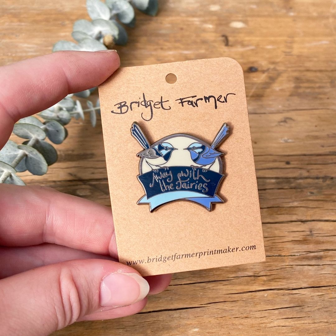 Away With The Fairies Enamel Pin