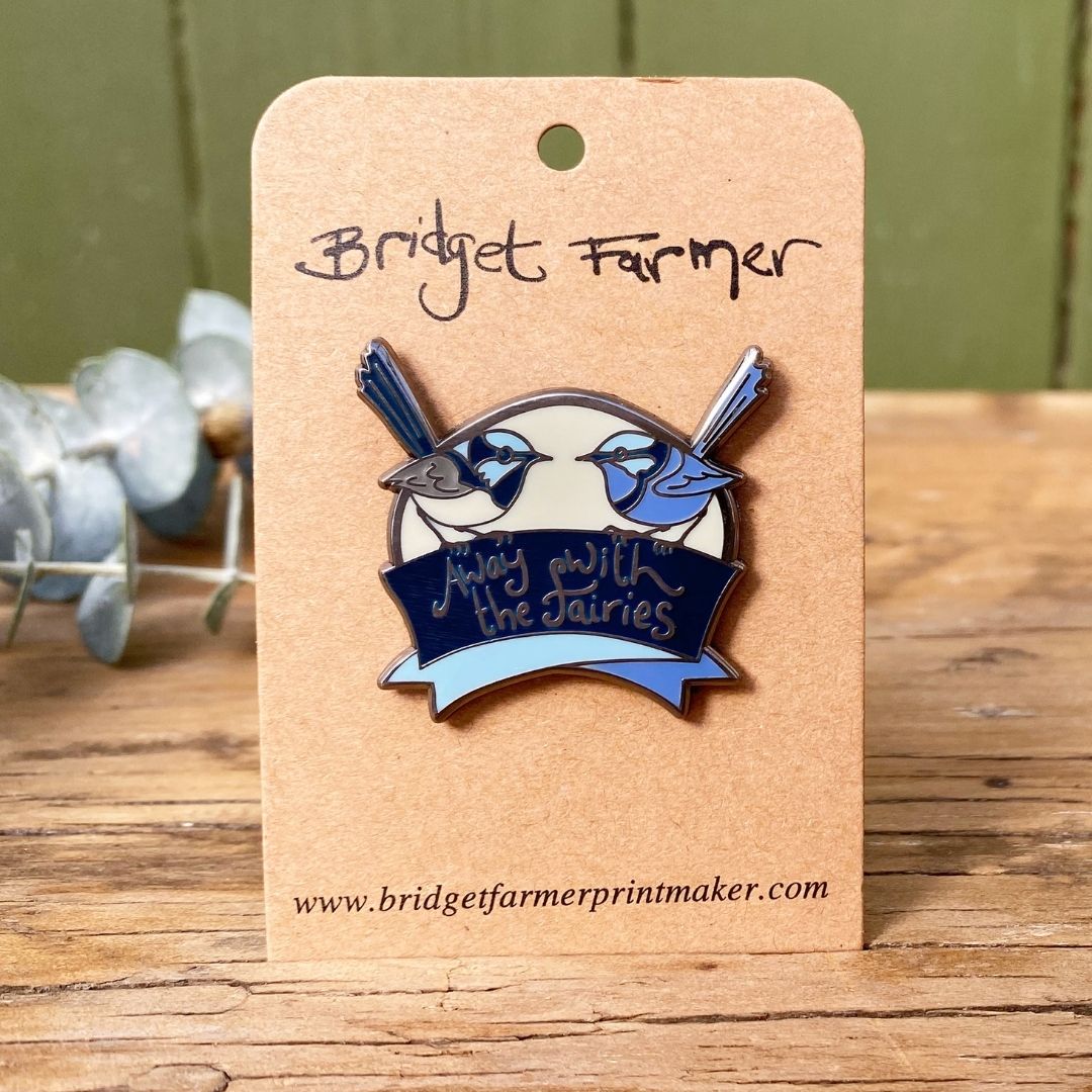 Away With The Fairies Enamel Pin