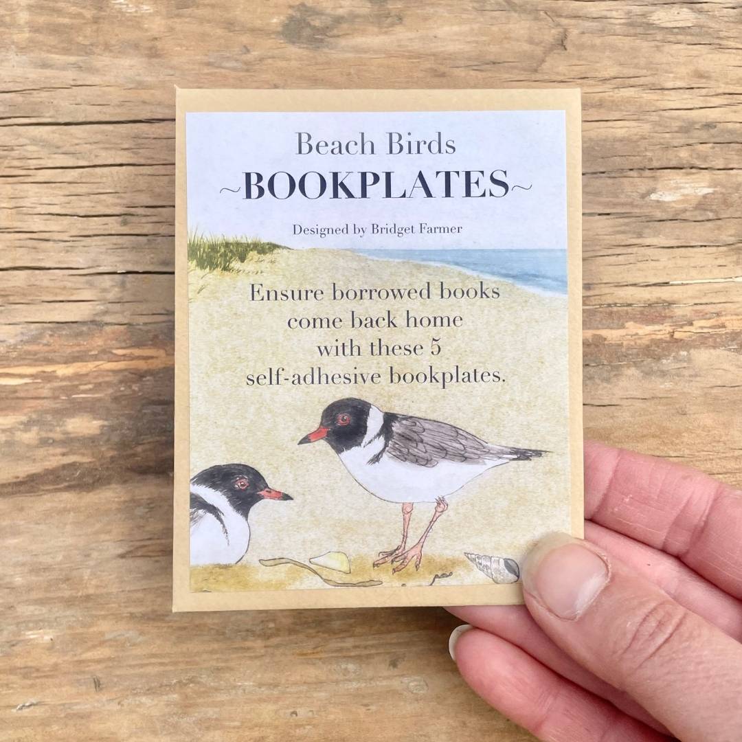 Bookplates - Beach Birds - Set of 5