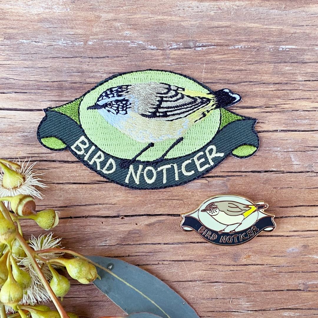 Bird Noticer Enamel Pin