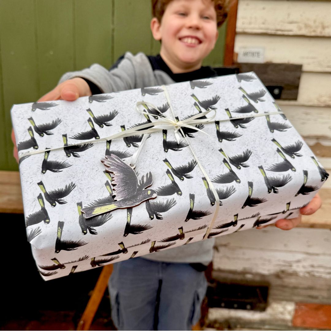 Yellow-tailed Black Cockatoos Wrapping Paper