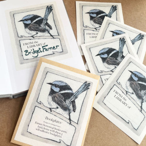 Fairywren Bookplates - Set of 5