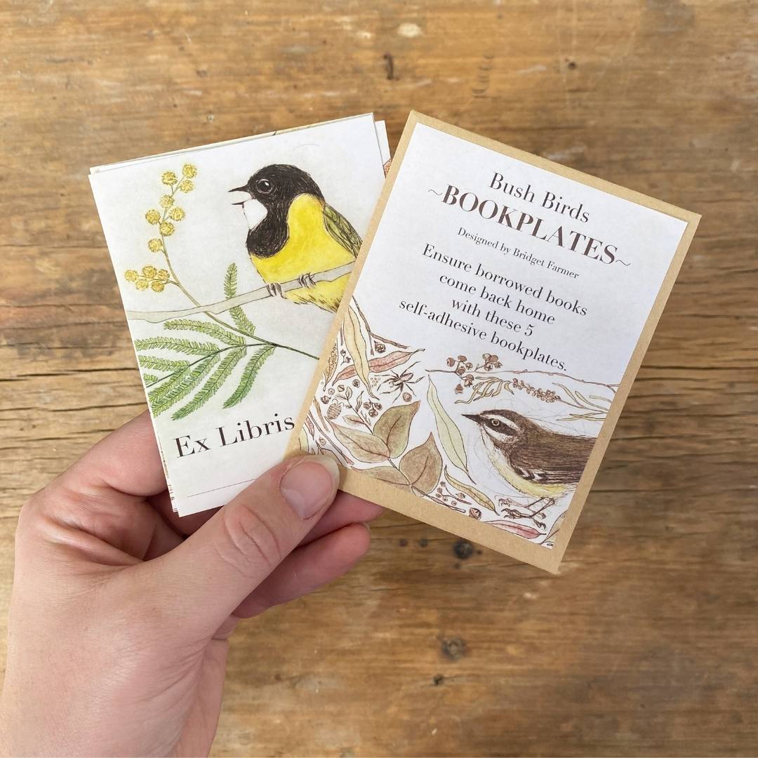 Bookplates - Bush Birds - Set of 5