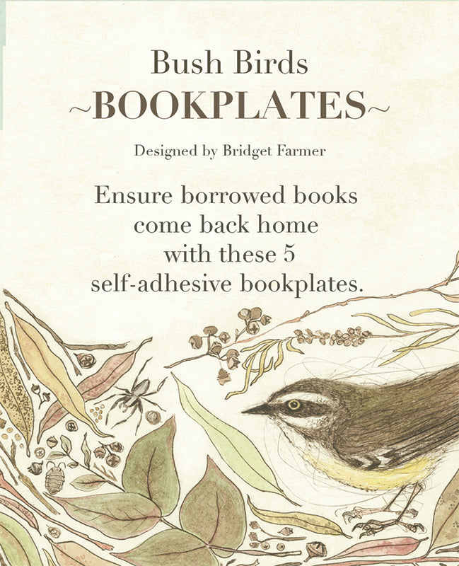 Bush Birds Bookplates - Set of 5