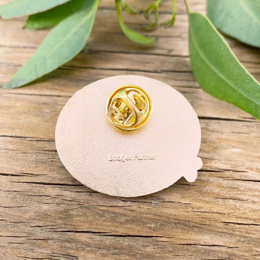 Certified Bird Nerd Enamel Pin