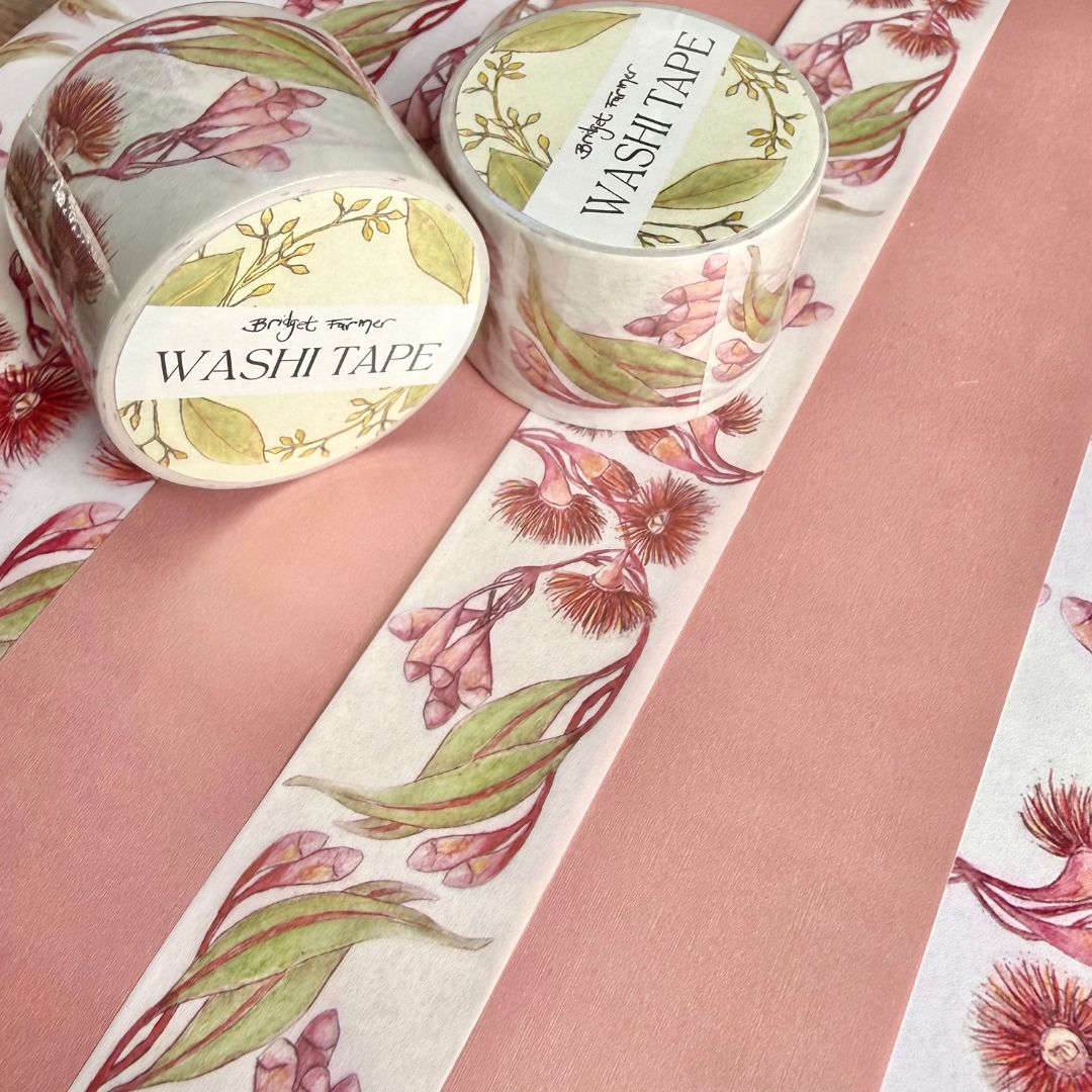 Red Flowering Gum Washi Tape (30mm)