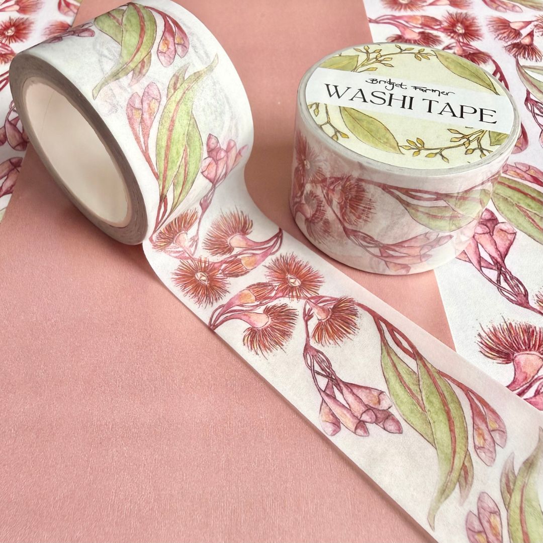 Red Flowering Gum Washi Tape (30mm)