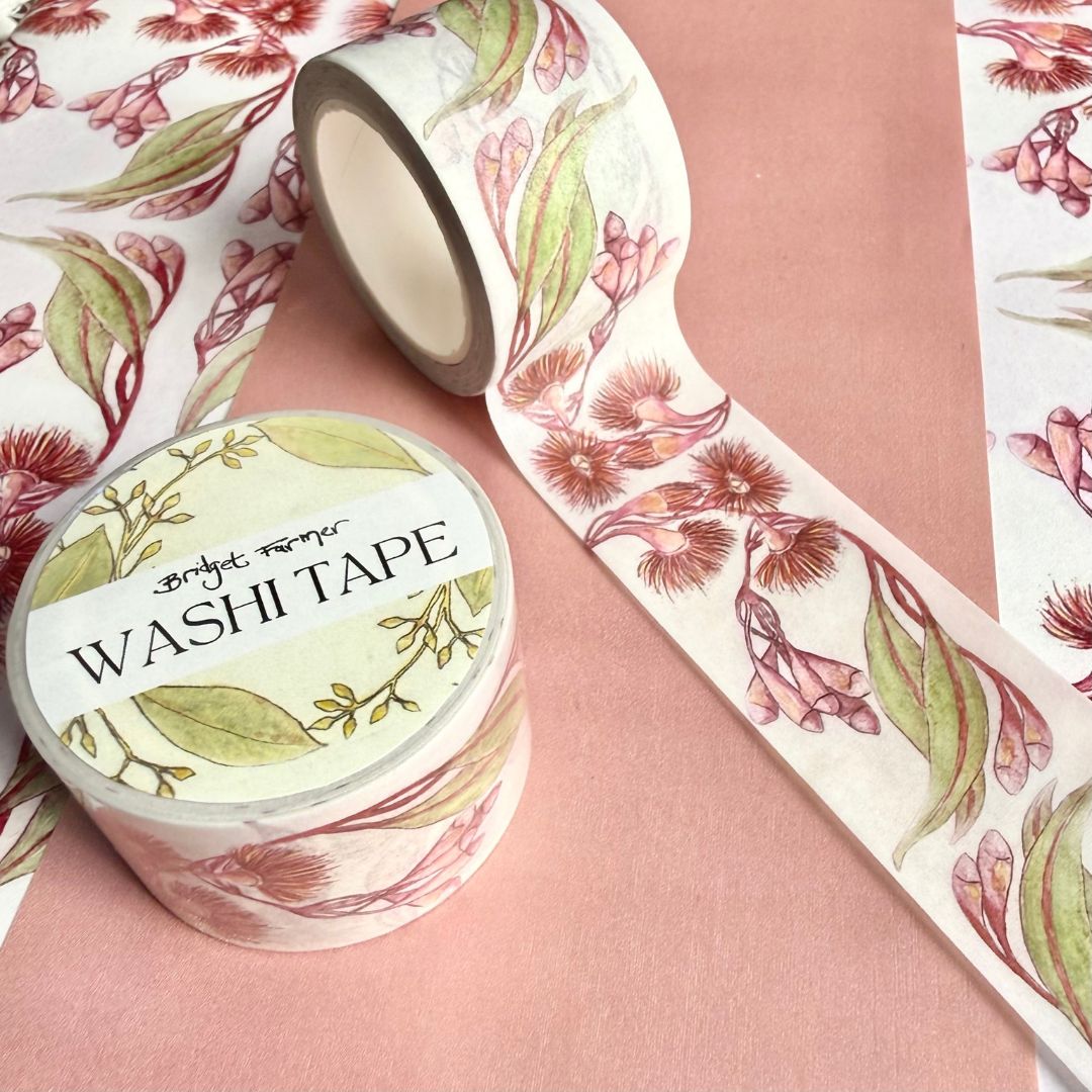 Red Flowering Gum Washi Tape (30mm)