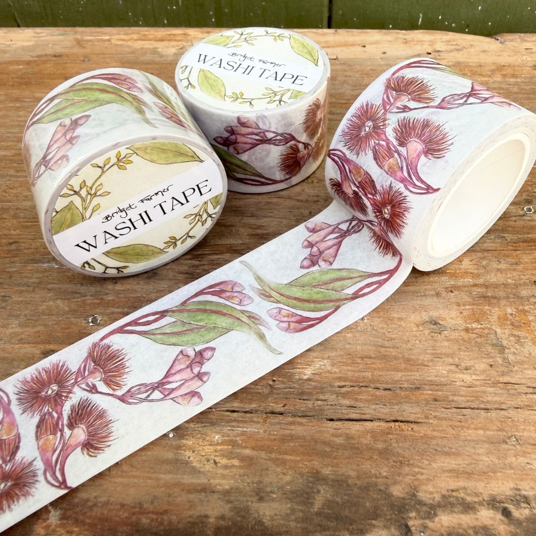 Red Flowering Gum Washi Tape (30mm)