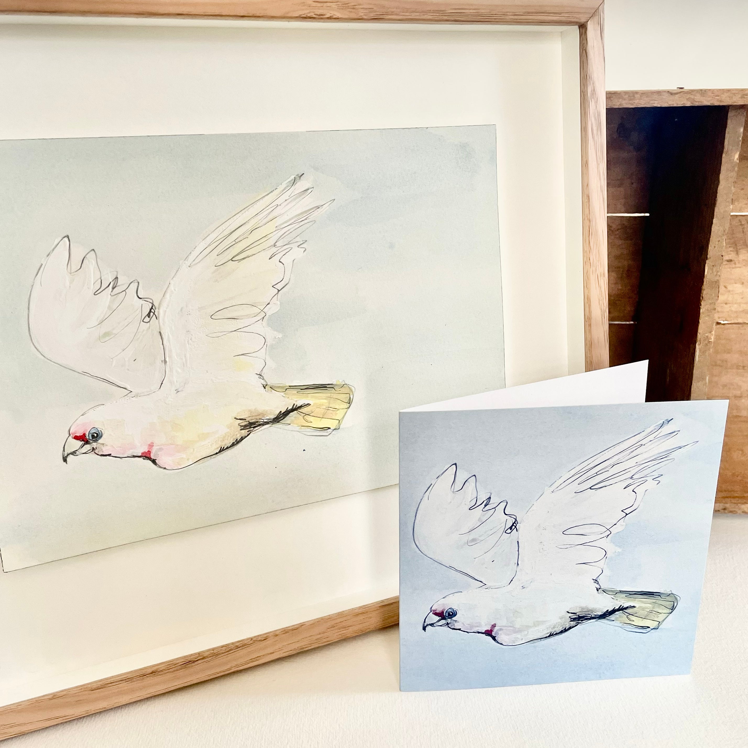 Corella Greeting Card