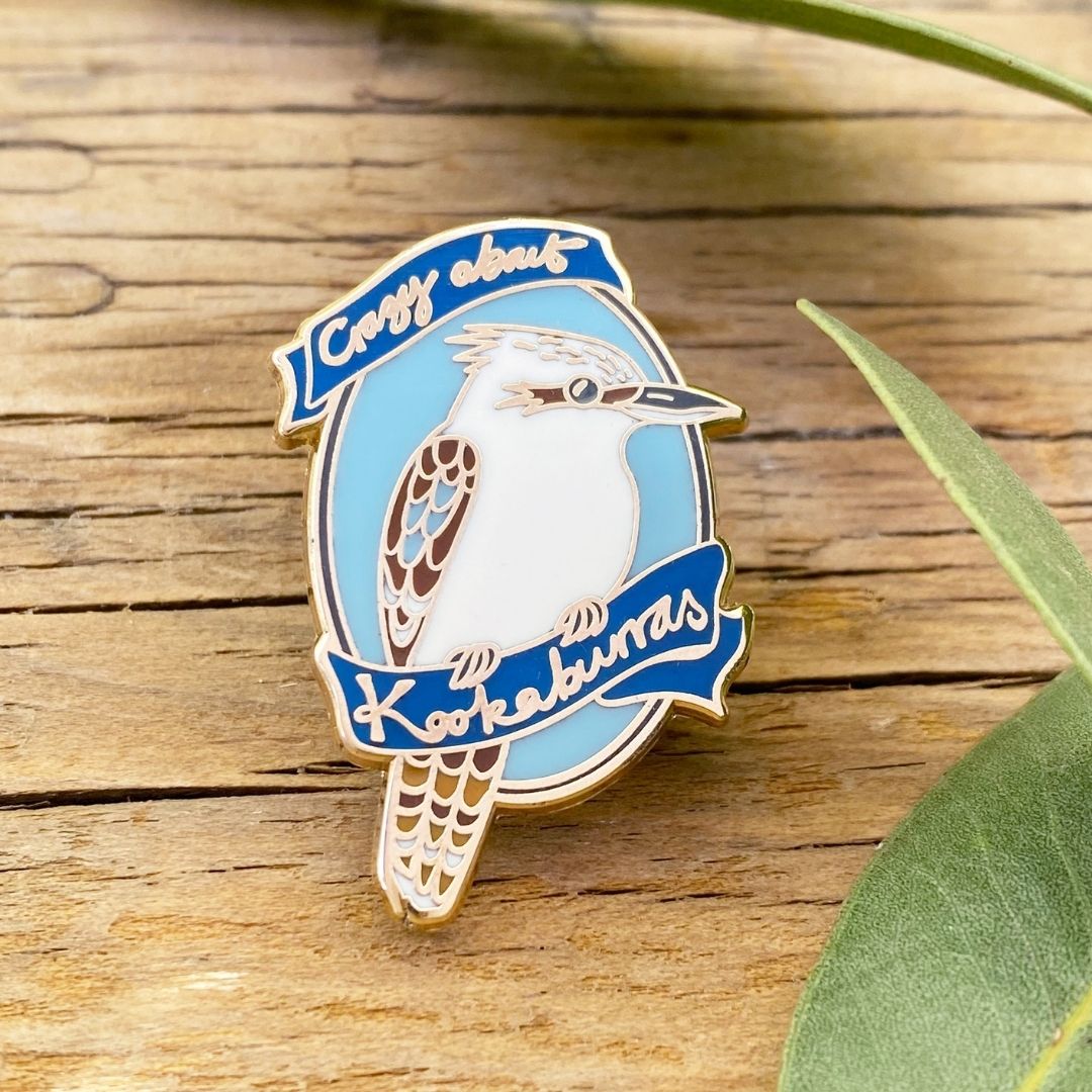 Crazy About Kookaburras Enamel Pin