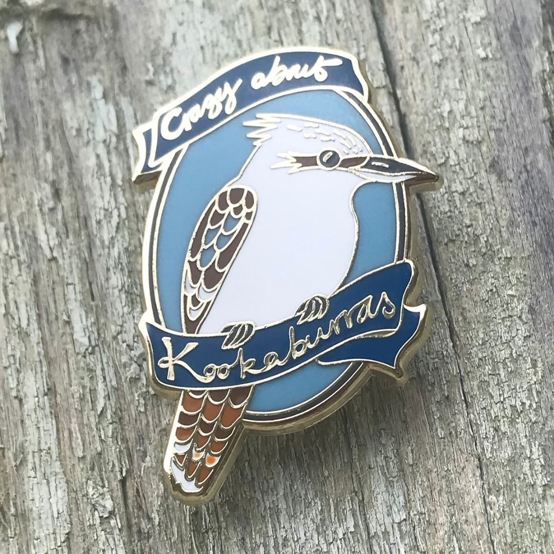 Crazy About Kookaburras Enamel Pin