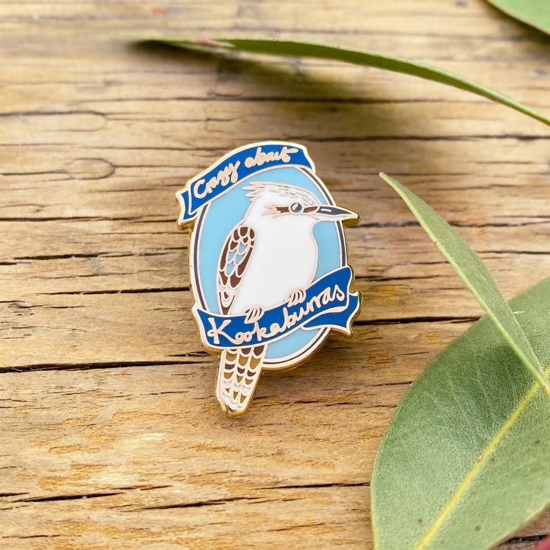 Crazy About Kookaburras Enamel Pin