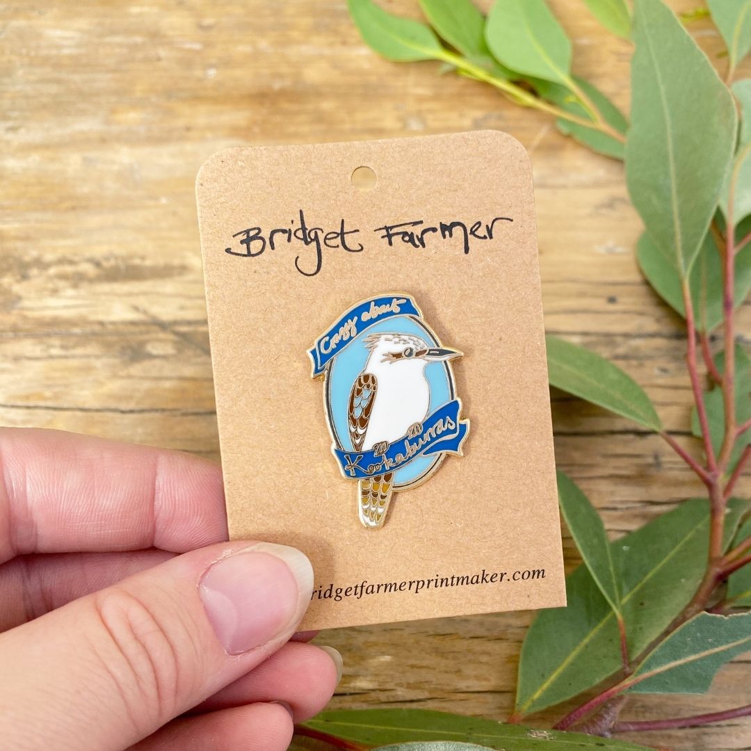 Crazy About Kookaburras Enamel Pin