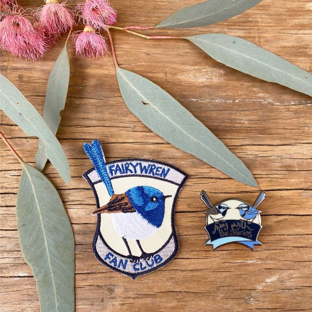 Fairywren Fan Club Embroidered Patch