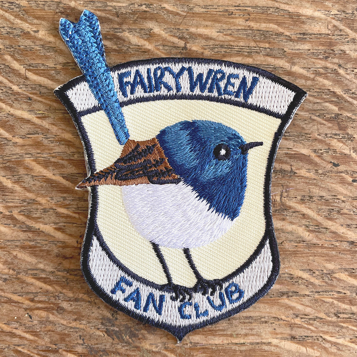 Fairywren Fan Club Embroidered Patch